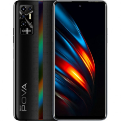 Смартфон TECNO POVA-2 (LE7n) 4/64Gb NFC Dual SIM Dazzle Black-13-зображення