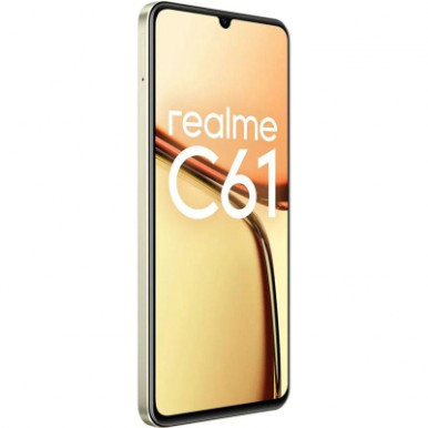 Мобільний телефон realme C61 6/128GB Sparkle Gold-20-зображення