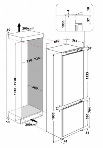 Холодильник Whirlpool WH SP70 T121-21-зображення