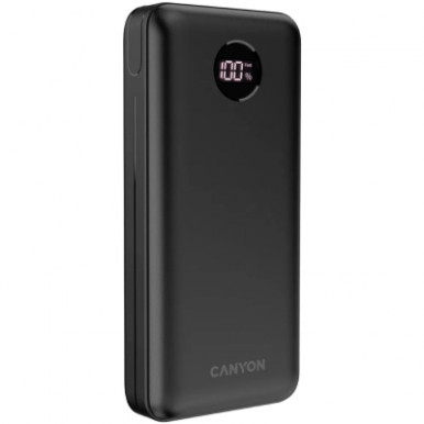 Батарея універсальна Canyon PB-2002 20000mAh, PD/20W, QC/3.0, Black (CNE-CPB2002B)-5-зображення