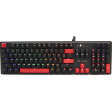 Клавиатура A4Tech Bloody S510R RGB BLMS Switch Red USB Black (Bloody S510R Fire Black)-6-изображение