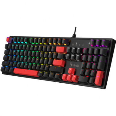 Клавиатура A4Tech Bloody S510R RGB BLMS Switch Red USB Black (Bloody S510R Fire Black)-10-изображение