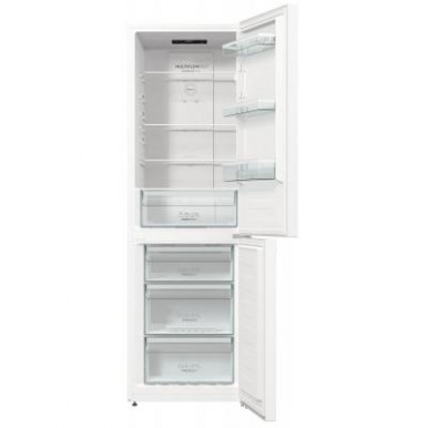 Холодильник з нижн. мороз. камерою Gorenje NRK6191EW4, 185х60х60см, 2 двері, 203( 99)л, А+, Total NF , Зона св-ті, Внутр. Диспл,-25-зображення