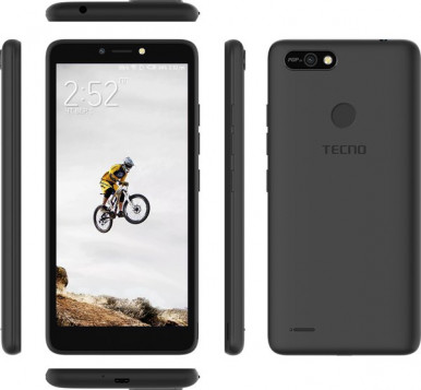 Смартфон TECNO POP 2F (B1F) 1/16GB DUALSIM MIDNIGHT BLACK-7-зображення