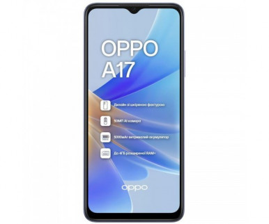 Смартфон OPPO A17 4/64Gb Lake Blue-9-зображення