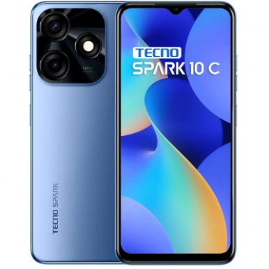 Смартфон Tecno KI5k (Spark 10C 4/128Gb) Meta Blue (4895180798160)-9-изображение