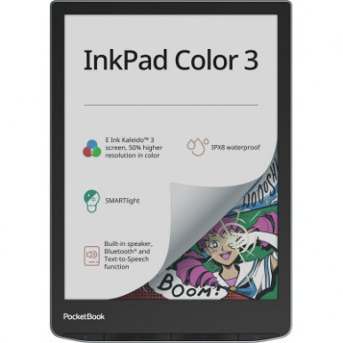 Электронная книга Pocketbook 743K3 InkPad Color 3, Stormy Sea (PB743K3-1-CIS)-23-изображение