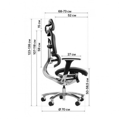 Офісне крісло GT Racer X-801A Black (X-801A Black (W-21))-23-зображення
