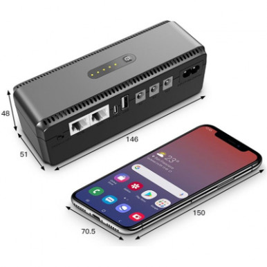 Источник бесперебойного питания Yepo Smart DC-UPS 10400mAh (6980228112485)-10-изображение