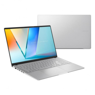 Ноутбук ASUS Vivobook S 15 S5507QA-MA044W 15.6" 3K OLED, Qualcomm X Plus X1P 42 100, 16GB, F512GB, UMA, Win11, Сріблястий-9-зображення