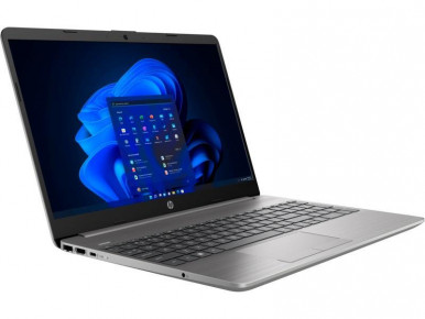 Ноутбук HP 250-G9 15.6" FHD IPS AG, Intel i3-1215U, 16GB, F512GB, UMA, DOS, сріблястий-7-зображення