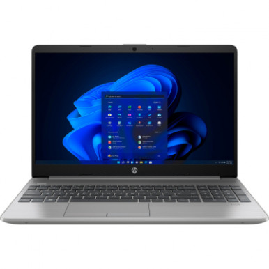 Ноутбук HP 250-G9 15.6" FHD IPS AG, Intel i3-1215U, 16GB, F512GB, UMA, DOS, сріблястий-6-зображення