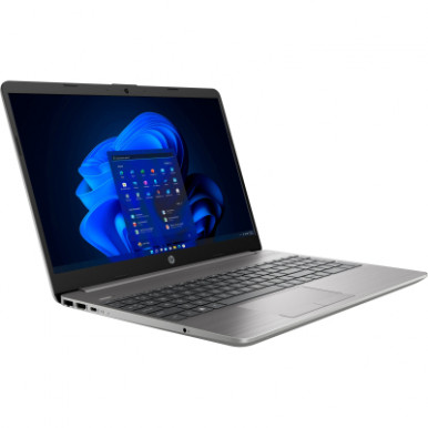 Ноутбук HP 250-G9 15.6" FHD IPS AG, Intel i3-1215U, 16GB, F512GB, UMA, DOS, сріблястий-8-зображення