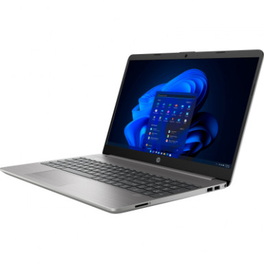 Ноутбук HP 250-G9 15.6" FHD IPS AG, Intel i3-1215U, 16GB, F512GB, UMA, DOS, сріблястий-9-зображення