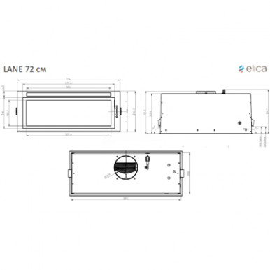 Вытяжка кухонная Elica ENTER BL MAT/A/72-13-изображение
