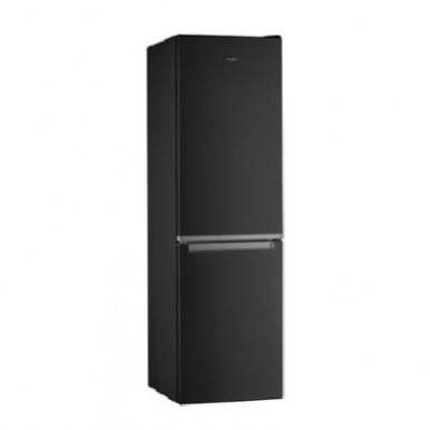 Холодильник з нижн. мороз. камерою Whirlpool W7811IK, 189х66х60см, 2 дв., Х- 234л, М- 104л, A+, NF, Чорний-6-зображення