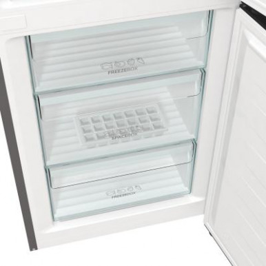 Холодильник с нижн. мороз. камерой Gorenje RK6191ES4, 185х60х60см, 2 дв., 206(108)л, А+, ST, FrostLess , Зона св-ти, нерж-13-изображение