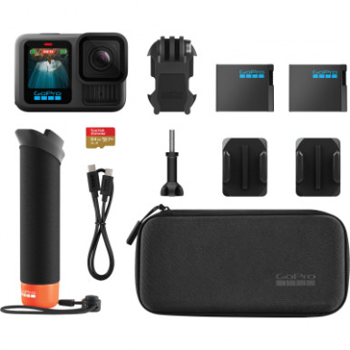 Екшн-камера GoPro HERO13 Black + Enduro + SD Card + Handler Floating (CHDRB-131-RW)-14-зображення