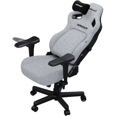 Крісло ігрове Anda Seat Kaiser 4 Fabric Size XL Grey (AD12YDDC-XLL-20-G-CF)-20-зображення