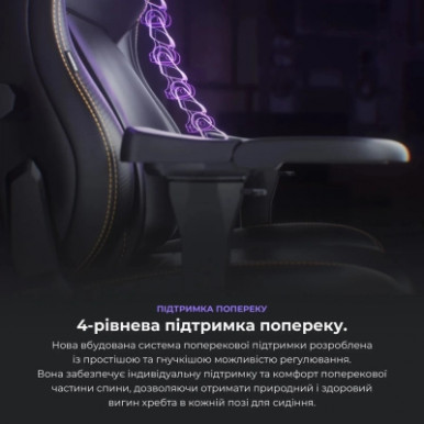Крісло ігрове Anda Seat Kaiser 4 Fabric Size XL Grey (AD12YDDC-XLL-20-G-CF)-22-зображення