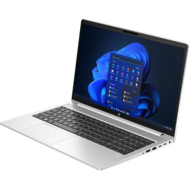 Ноутбук HP Probook 450-G10 15.6" FHD IPS AG, Intel i3-1315U, 8GB, F256GB, UMA, Win11P, сріблястий-9-зображення