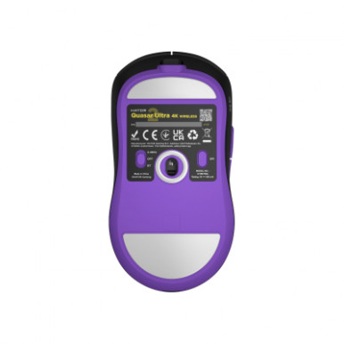 Мышка Hator Quasar 2 Ultra 4K Wireless/Bluetooth/USB Black/Lilac (HTM570BL)-7-изображение