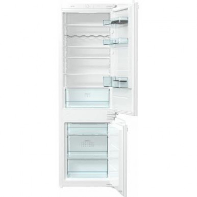 Вбуд. холодильник з мороз. камерою Gorenje RKI2181E1, 177х55х54см, 2 двері, 189( 71)л, А+, FrostLess , Зона св-ті, Білий-6-зображення