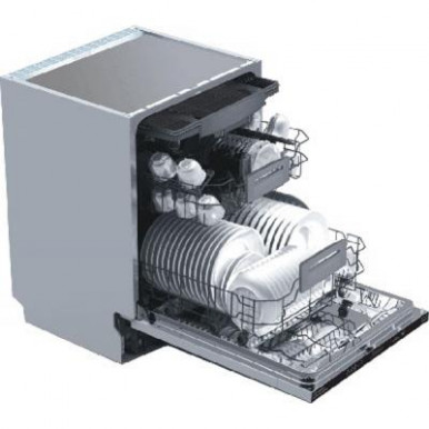 Вбудована посудомийна машина Kaiser S60I83XL - Шx60см./14 компл/8 прогр/нерж. сталь-7-зображення