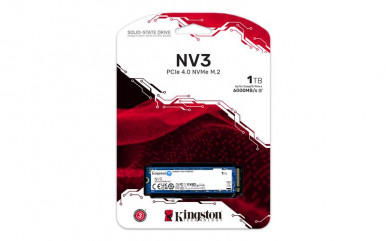 Накопичувач SSD Kingston M.2 1TB PCIe 4.0 NV3-1-зображення