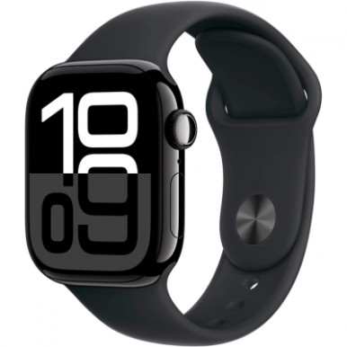 Смарт-часы Apple Watch Series 10 GPS 42mm Jet Black Aluminium Case with Black Sport Band - S/M (MWWE3QH/A)-9-изображение