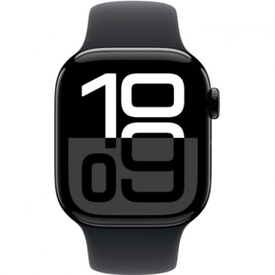 Смарт-часы Apple Watch Series 10 GPS 42mm Jet Black Aluminium Case with Black Sport Band - M/L (MWWF3QH/A)-10-изображение