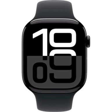 Смарт-часы Apple Watch Series 10 GPS 46mm Jet Black Aluminium Case with Black Sport Band - S/M (MWWP3QH/A)-10-изображение