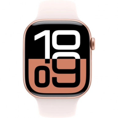 Смарт-годинник Apple Watch Series 10 GPS 46mm Rose Gold Aluminium Case with Light Blush Sport Band - S/M (MWWT3QH/A)-10-зображення