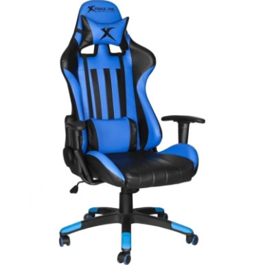 Кресло игровое Xtrike ME Advanced Gaming Chair GC-905 Black/Blue (GC-905BU)-3-изображение