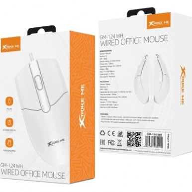 Мишка Xtrike ME GM-124 USB White (GM-124WH)-9-зображення