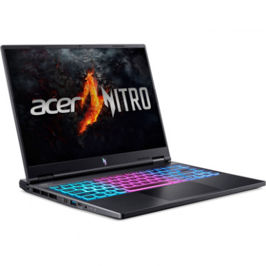 Ноутбук Acer Nitro 14 AN14-41 14.5" WUXGA IPS, AMD R5-8645HS, 16GB, F512GB, NVD4050-6, Lin, чорний-9-зображення