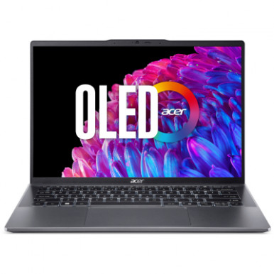 Ноутбук Acer Swift Go 14 SFG14-63 14" 2.8K OLED, AMD R5-8645HS, 16GB, F1TB, UMA, Lin, сірий-8-зображення