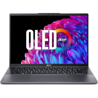 Ноутбук Acer Swift Go 14 SFG14-63 14" 2.8K OLED, AMD R7-8845HS, 32GB, F1TB, UMA, Lin, сірий-8-зображення