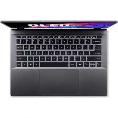 Ноутбук Acer Swift Go 14 SFG14-63 14" 2.8K OLED, AMD R7-8845HS, 32GB, F1TB, UMA, Lin, сірий-11-зображення