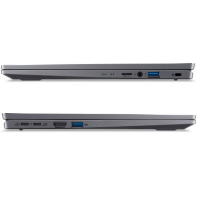 Ноутбук Acer Swift Go 14 SFG14-63 14" 2.8K OLED, AMD R7-8845HS, 32GB, F1TB, UMA, Lin, сірий-12-зображення