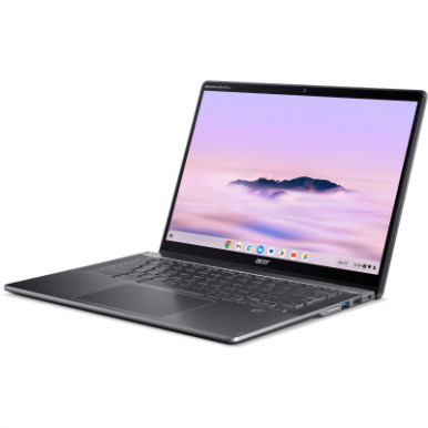 Ноутбук Acer Chromebook Plus Spin 514 CP514-4HN 14" WUXGA IPS Touch, Intel 3-100U, 8GB, F256GB, UMA, ChromeOS, сірий-15-зображення