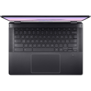 Ноутбук Acer Chromebook Plus Spin 514 CP514-4HN 14" WUXGA IPS Touch, Intel 3-100U, 8GB, F256GB, UMA, ChromeOS, сірий-16-зображення