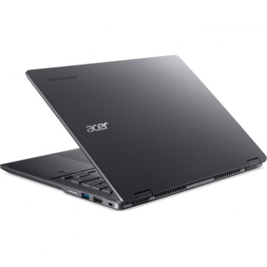 Ноутбук Acer Chromebook Plus Spin 514 CP514-4HN 14" WUXGA IPS Touch, Intel 3-100U, 8GB, F256GB, UMA, ChromeOS, сірий-18-зображення