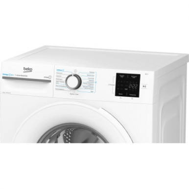 Пральна машина Beko фронтальна, 7кг, 1200, A+++, 49см, дисплей, інвертор, ПАР, білий-15-зображення