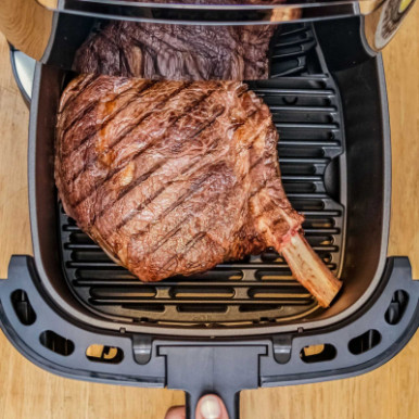 Мультипечь Tefal EasyFry&Grill XXL, 1830Вт, чаша-6.5л, сенсорное управл., 8 програм, пластик, серо-синий-20-изображение