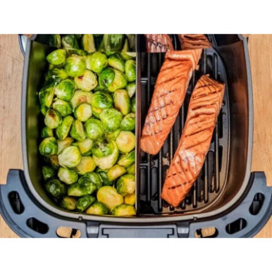 Мультипечь Tefal EasyFry&Grill XXL, 1830Вт, чаша-6.5л, сенсорное управл., 8 програм, пластик, серо-синий-22-изображение