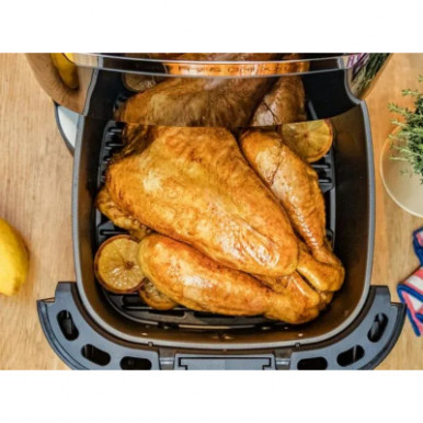 Мультипечь Tefal EasyFry&Grill XXL, 1830Вт, чаша-6.5л, сенсорное управл., 8 програм, пластик, серо-синий-23-изображение