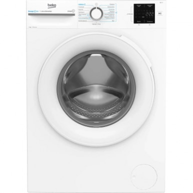 Пральна машина Beko фронтальна, 8кг, 1000, A+++, 55см, дисплей, інвертор, ПАР, білий-10-зображення