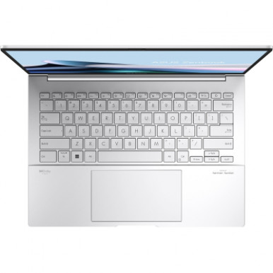 Ноутбук ASUS Zenbook 14 UX3405MA-QD870W 14" FHD OLED, Intel Ultra 7 155U, 16GB, F512GB, UMA, Win11, Сріблястий-10-зображення