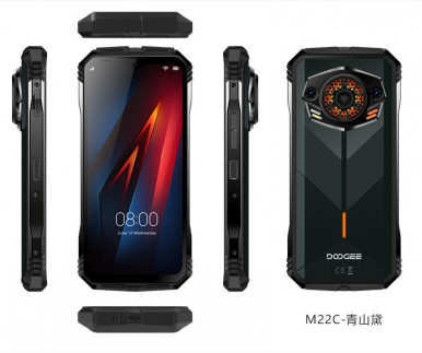 Смартфон Doogee S PUNK 6.58" 6/256ГБ, 2SIM, 10800мА•год, зелений-8-зображення